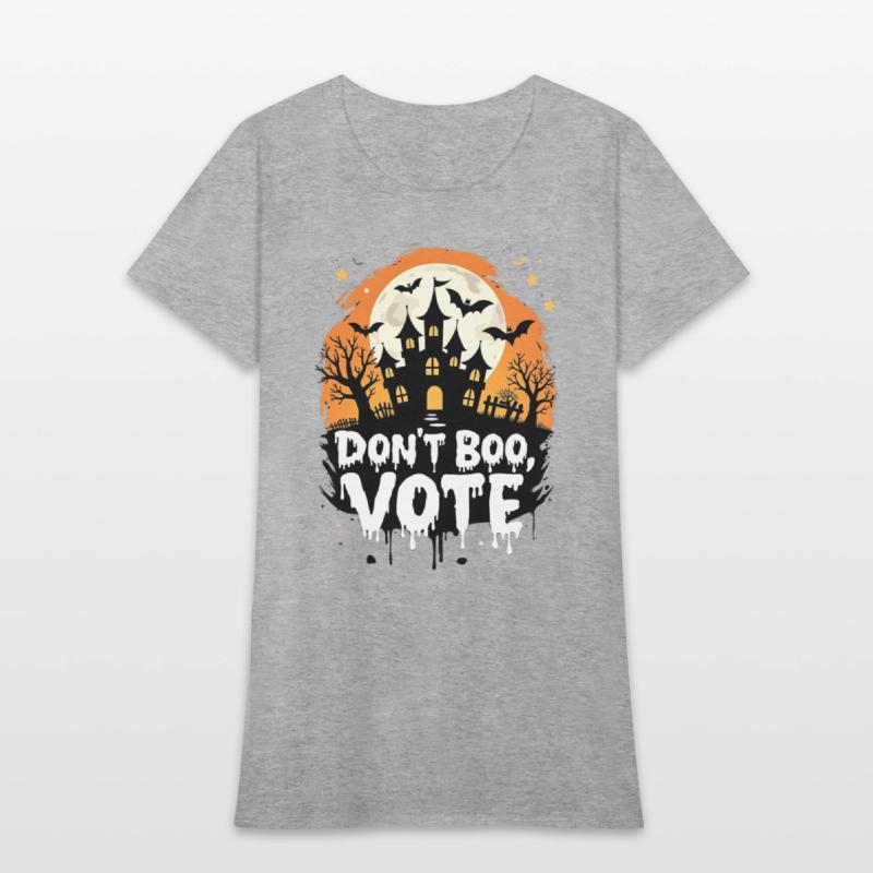 Halloween Voting Design - "Don't Boo, Vote"