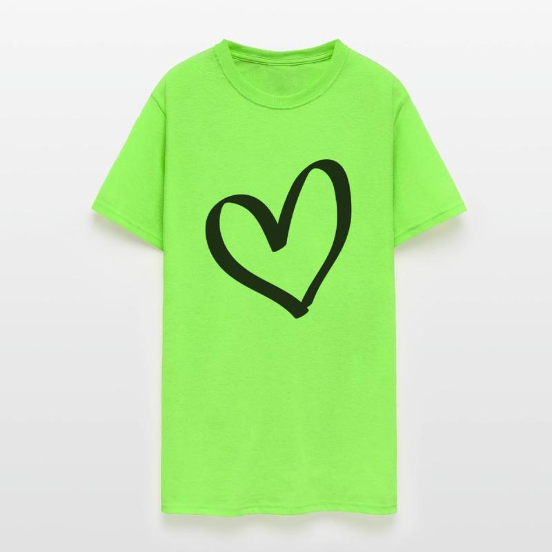 Hand drawn comic heart -love lover girlfriend cute