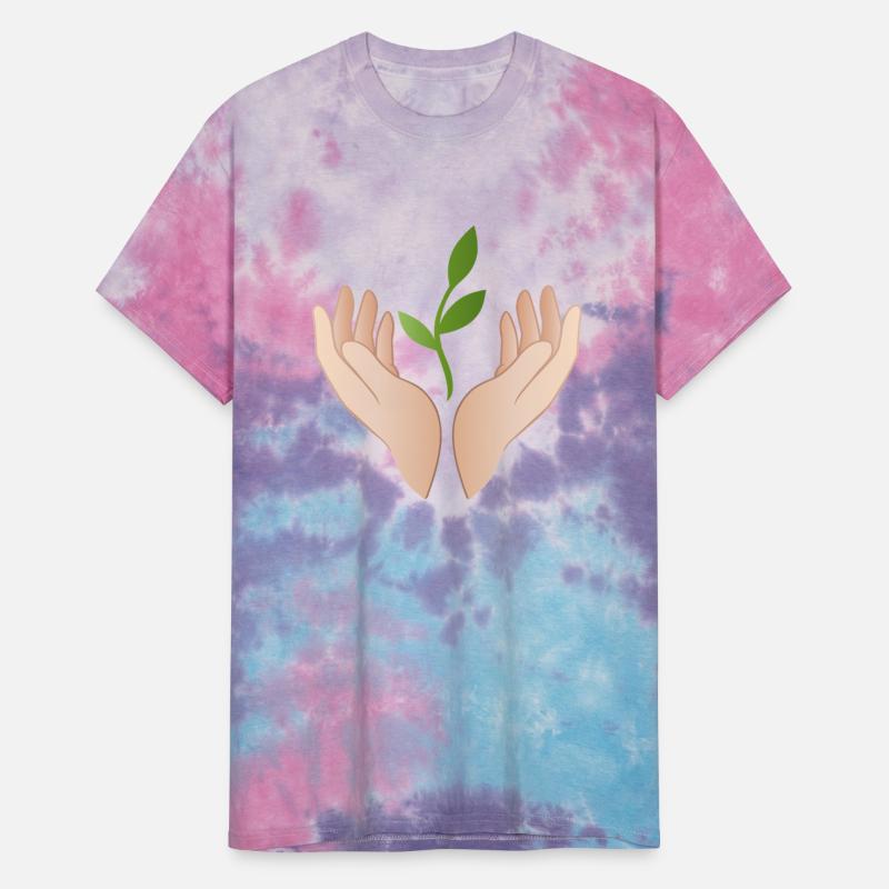 Hands with Plant - Sustainability Nature Motif