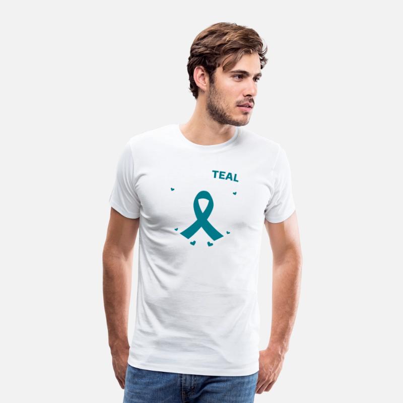 Heart I Wear Teal For Sister In Law Ovarian