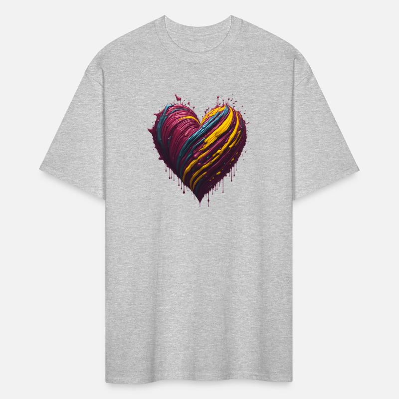 Heart paint Splash Art