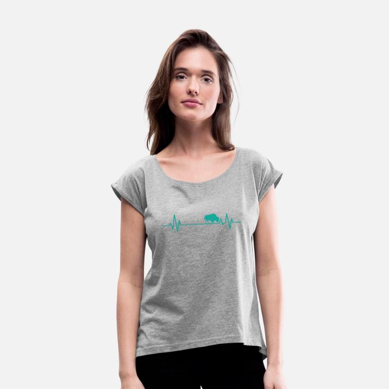 Heartbeat Line Bison Animal