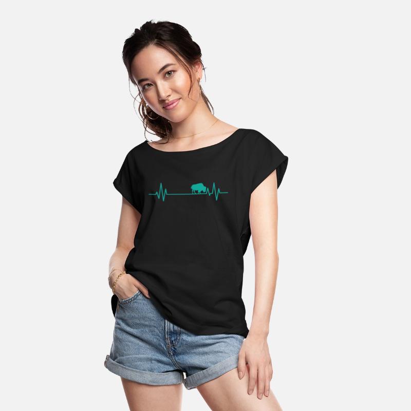 Heartbeat Line Bison Animal