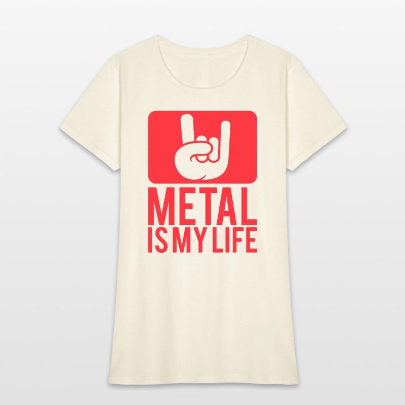 Heavy Metal Is My Life Hard Rock Music Text Quote
