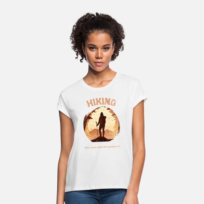 hiking is the answer hike lover hiking t shirt