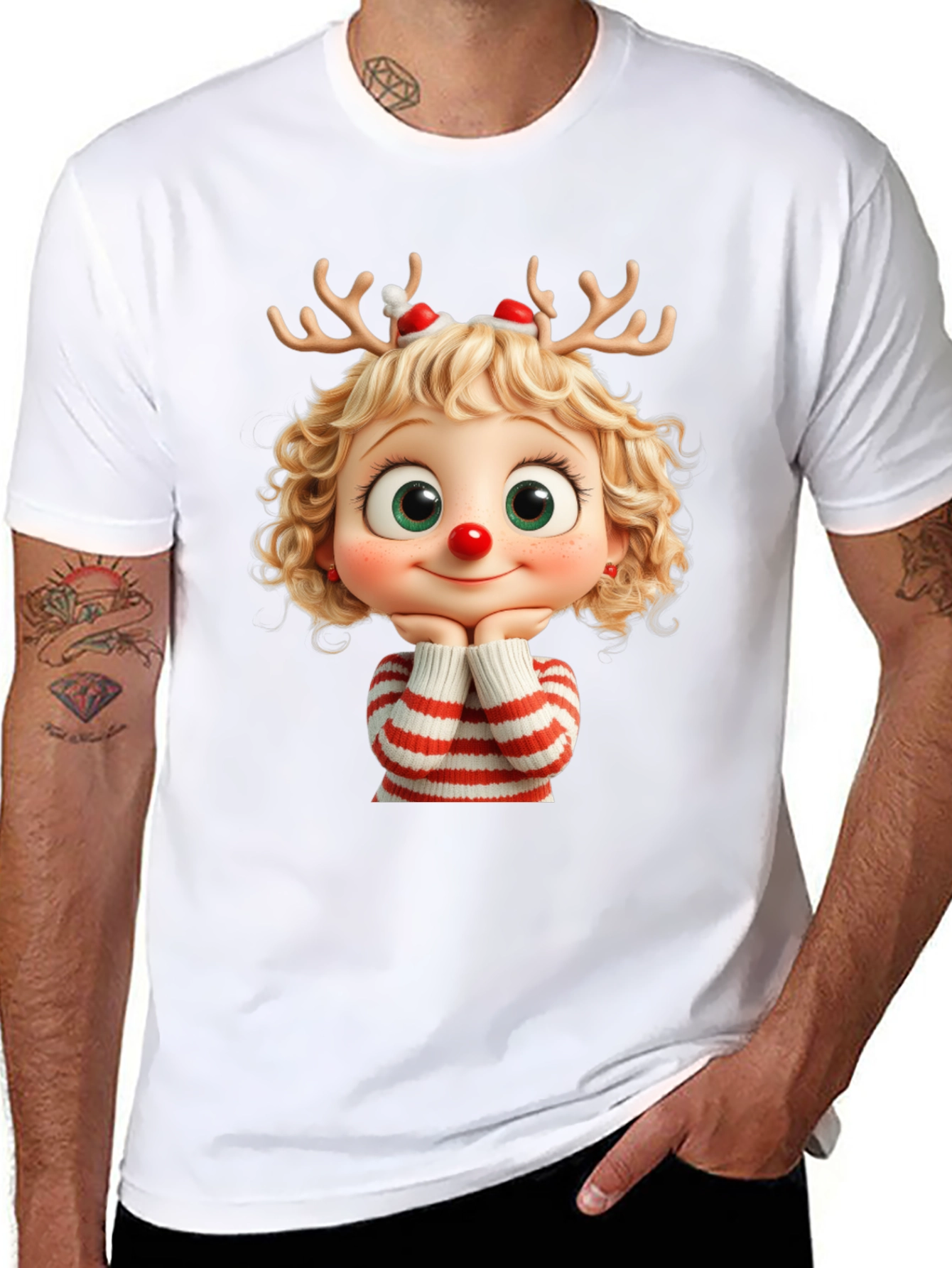 Festive Holiday Cartoon T-Shirt