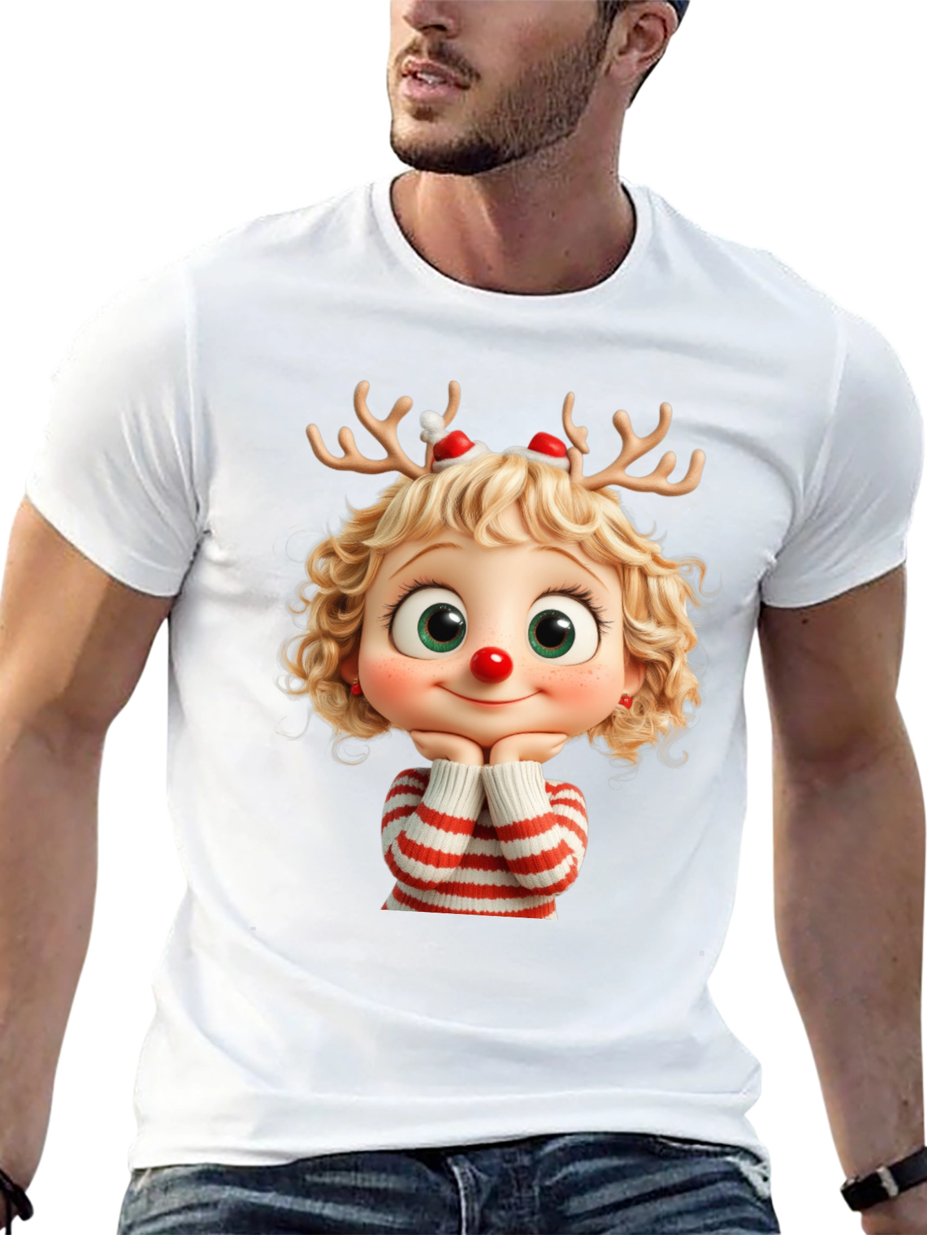 Festive Holiday Cartoon T-Shirt