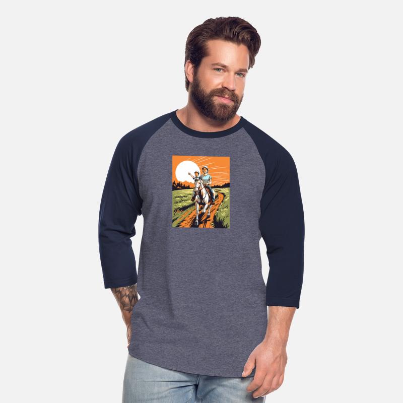 Horse Rider Mom Mother Son Horseback Riding