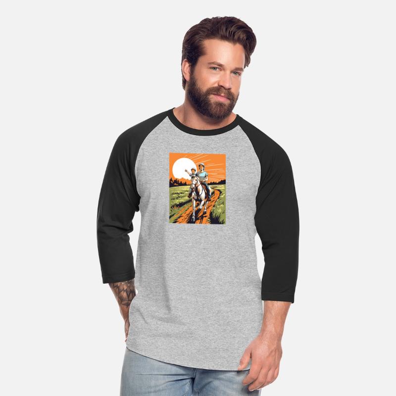 Horse Rider Mom Mother Son Horseback Riding