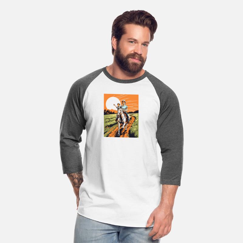 Horse Rider Mom Mother Son Horseback Riding