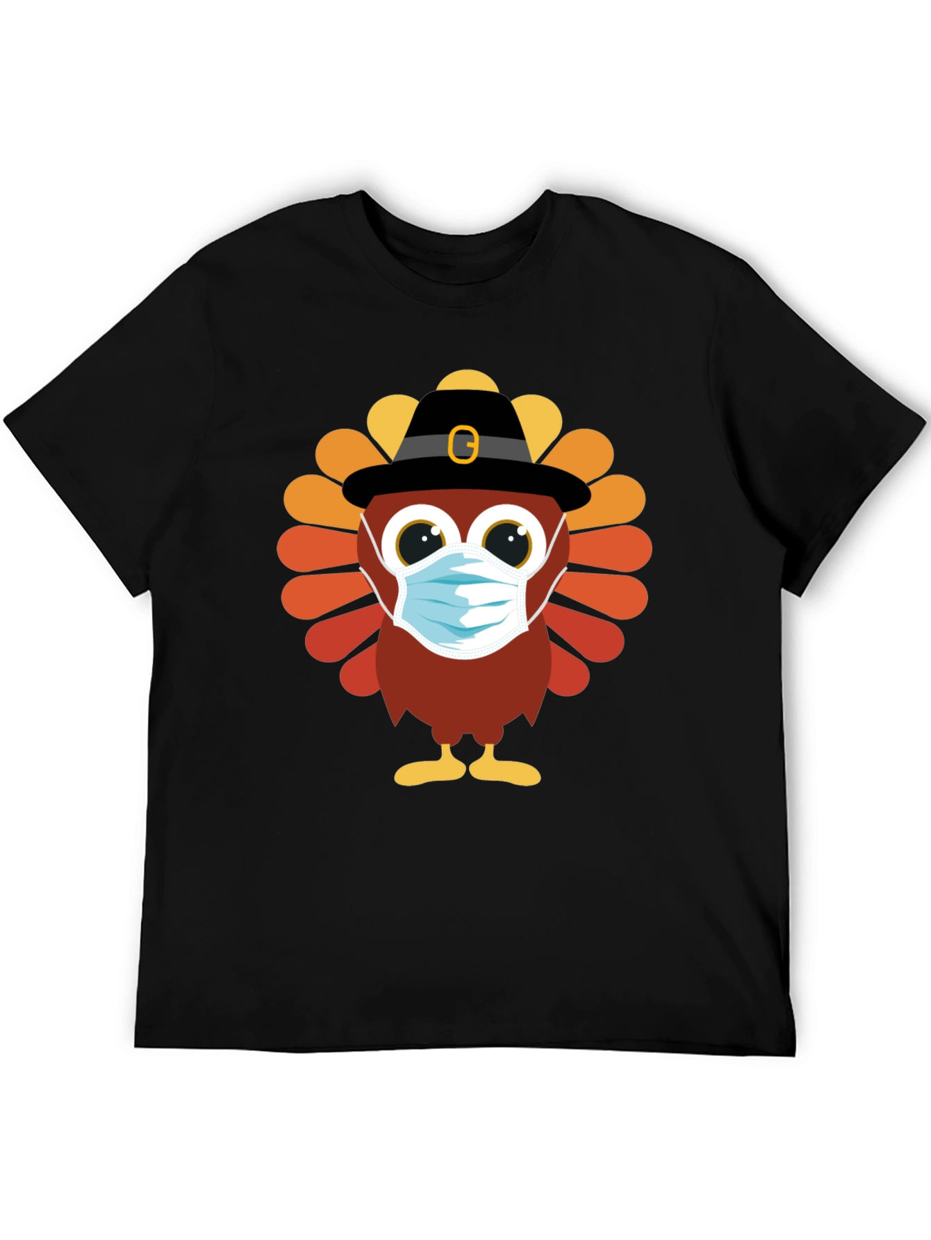 Thanksgiving Turkey Mask T-Shirt