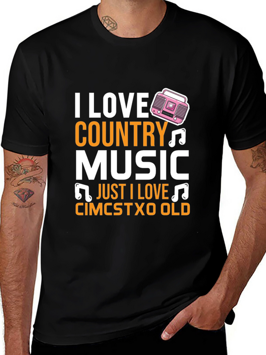 I Love Country Music Graphic T-Shirt
