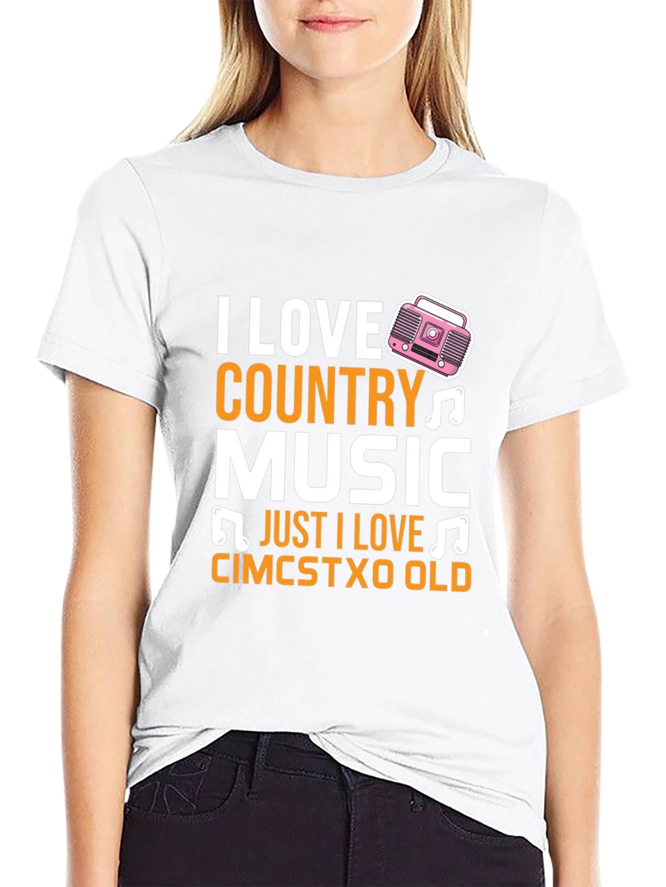 I Love Country Music Graphic T-Shirt
