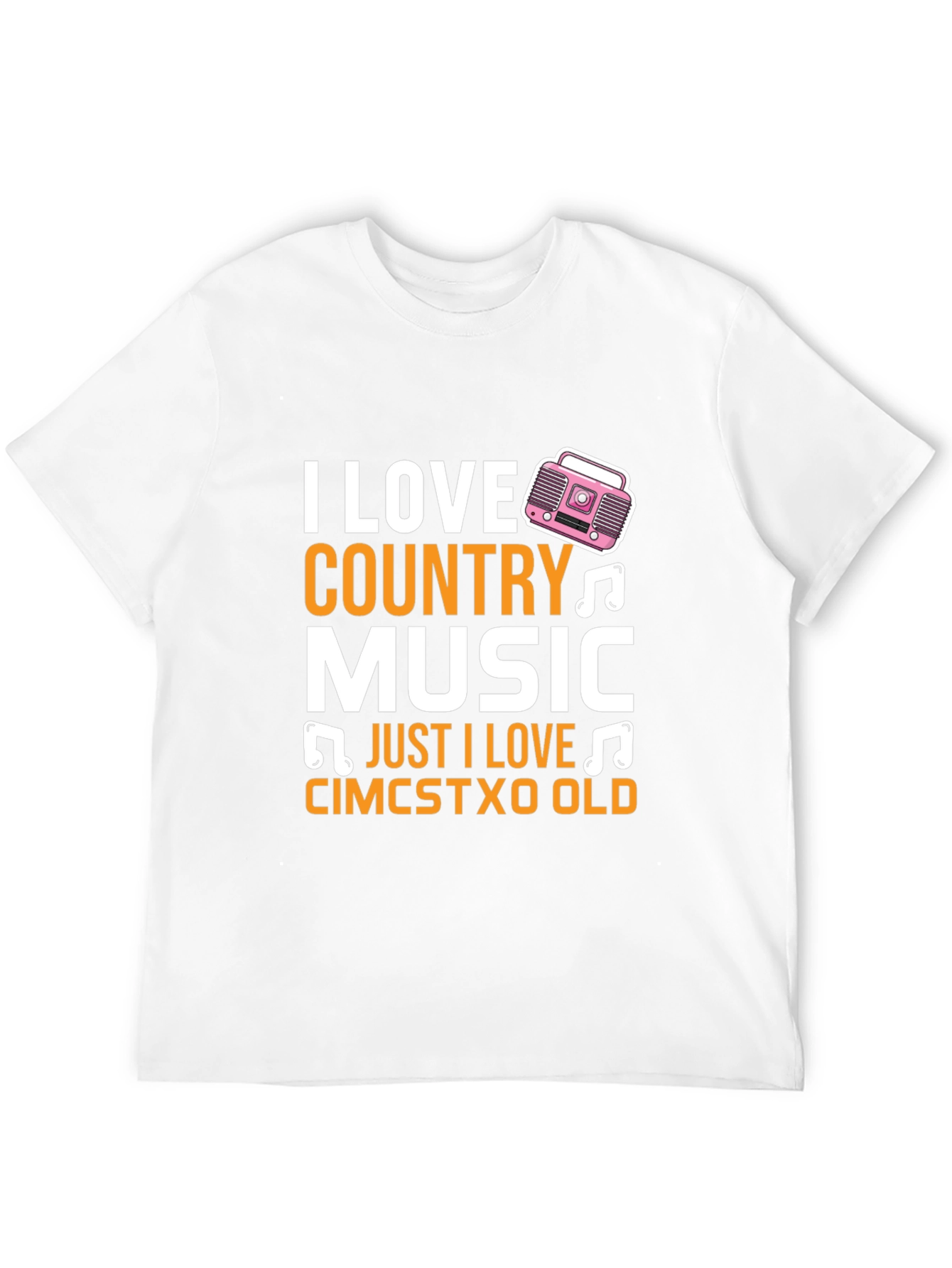 I Love Country Music Graphic T-Shirt