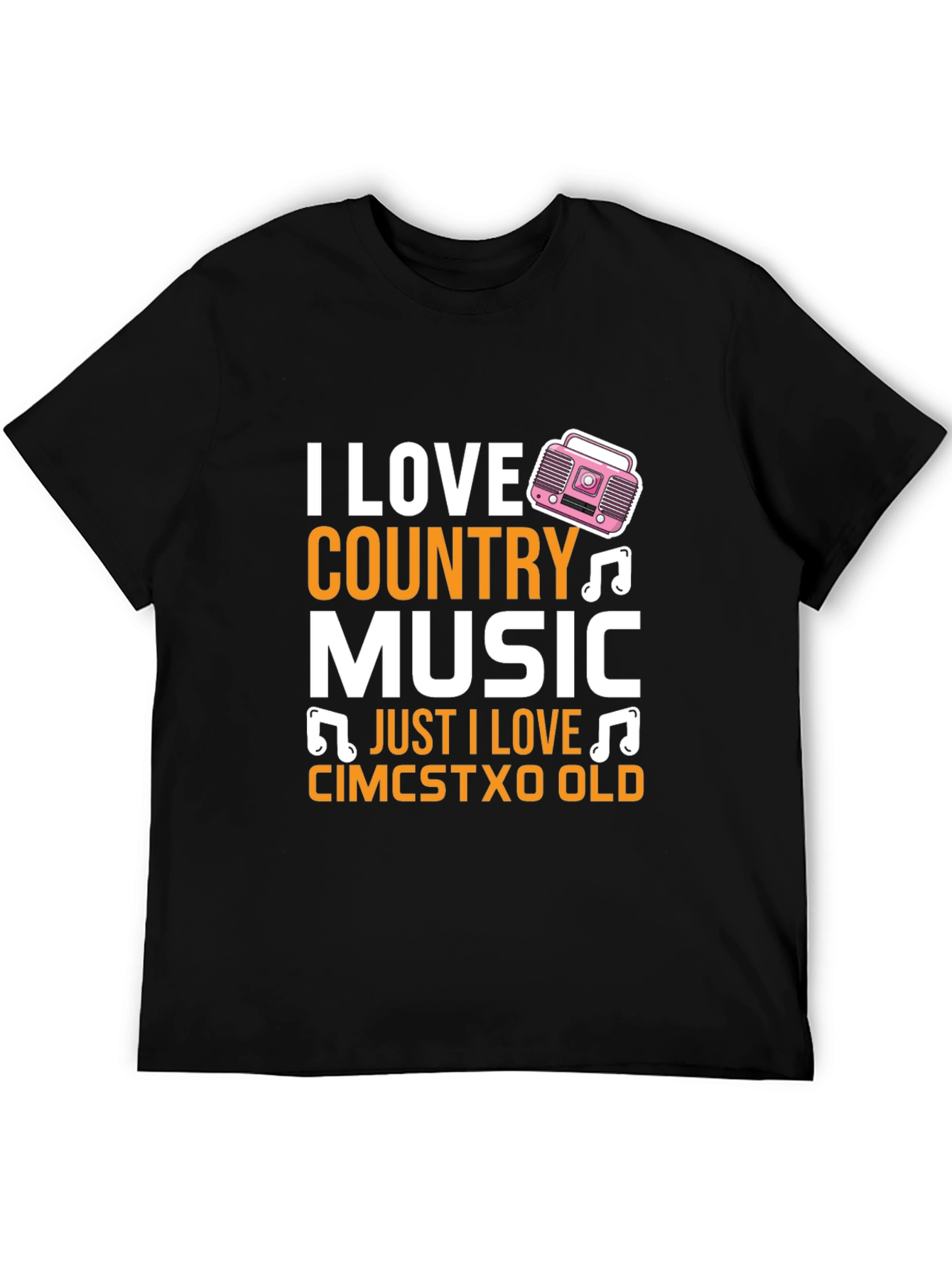 I Love Country Music Graphic T-Shirt