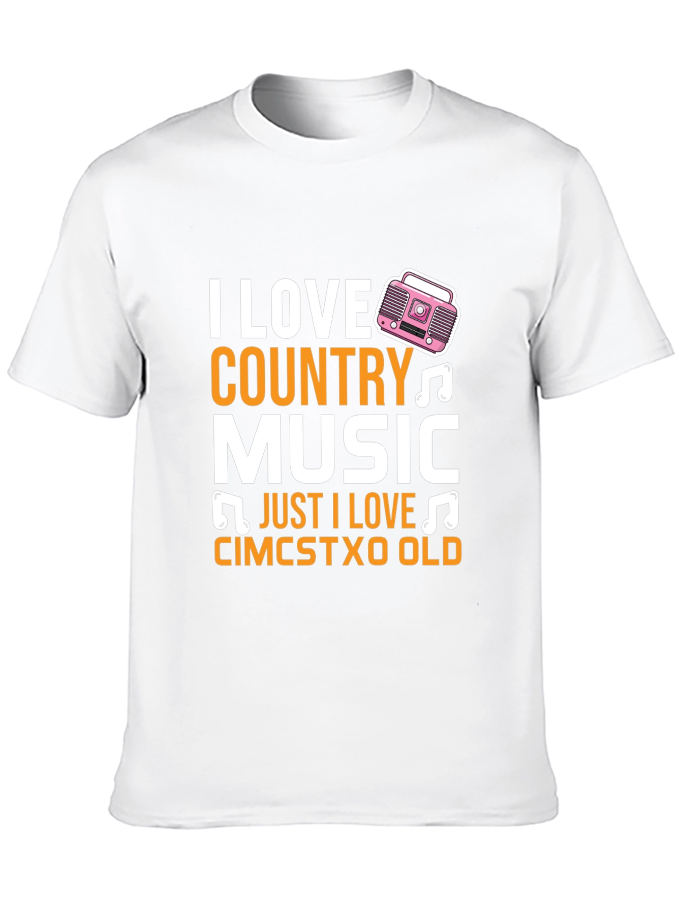 I Love Country Music Graphic T-Shirt