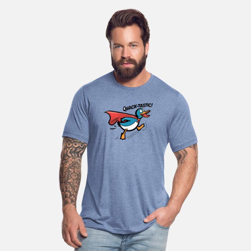 Humorous Duck Superhero Quack-tastic Art Print
