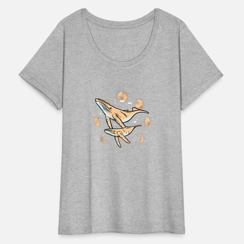 Humpback Whale With Space Aquatic Mammal Whale Wat