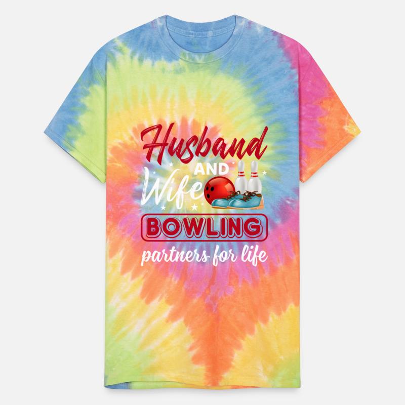 Husband And WIfe Bowling Partners For Life Funny