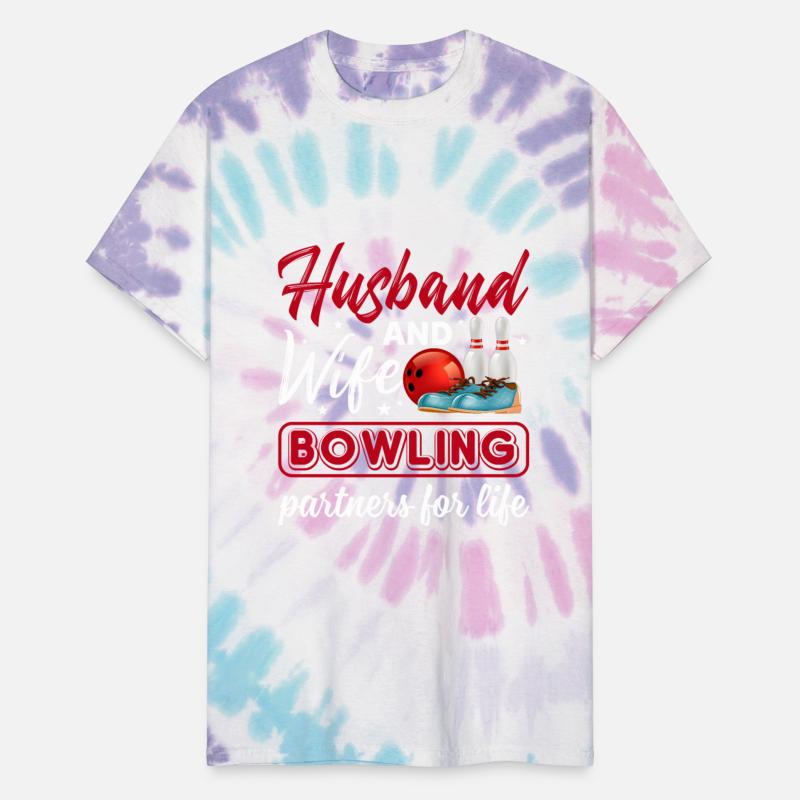 Husband And WIfe Bowling Partners For Life Funny