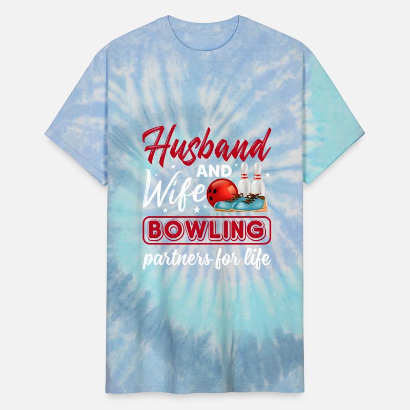 Husband And WIfe Bowling Partners For Life Funny