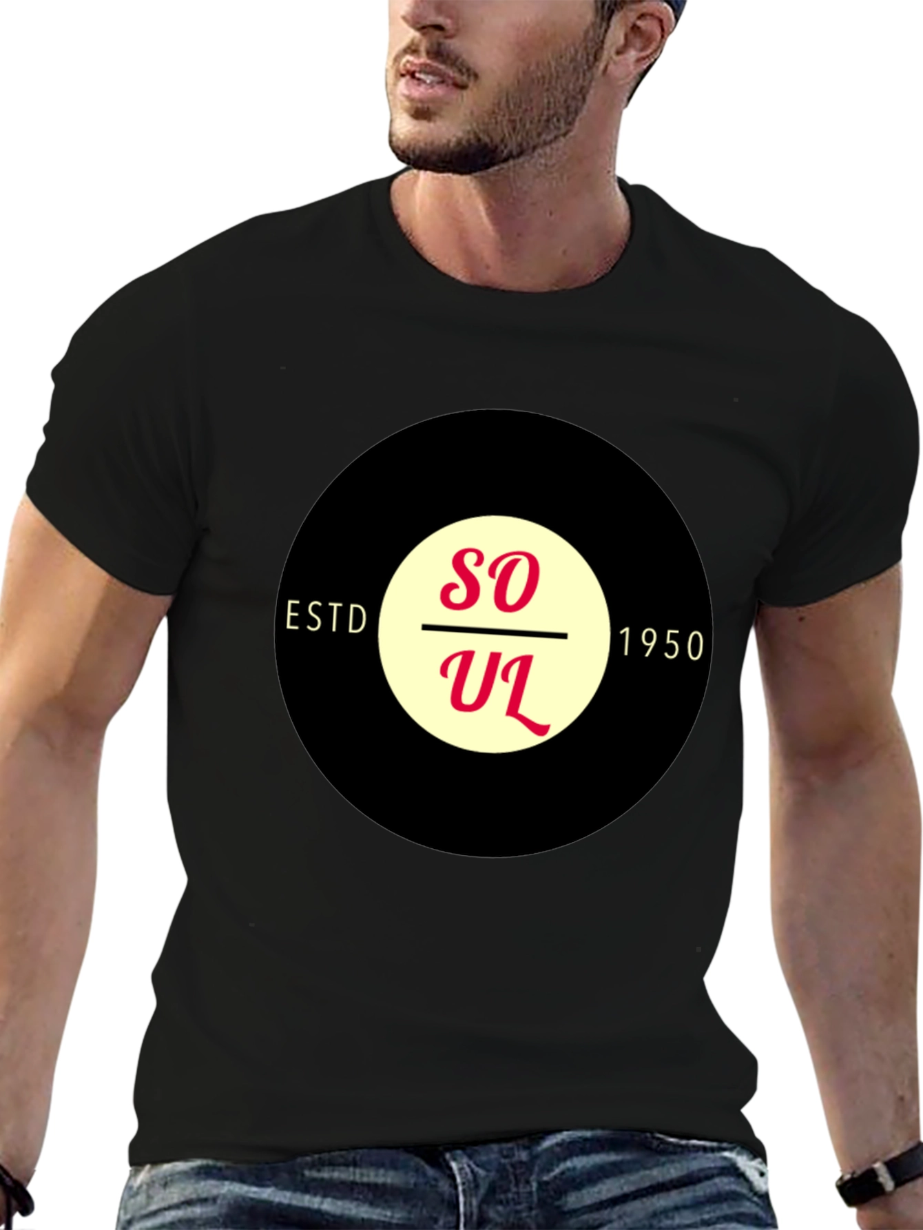 Soul ESTD 1950 Black T-Shirt