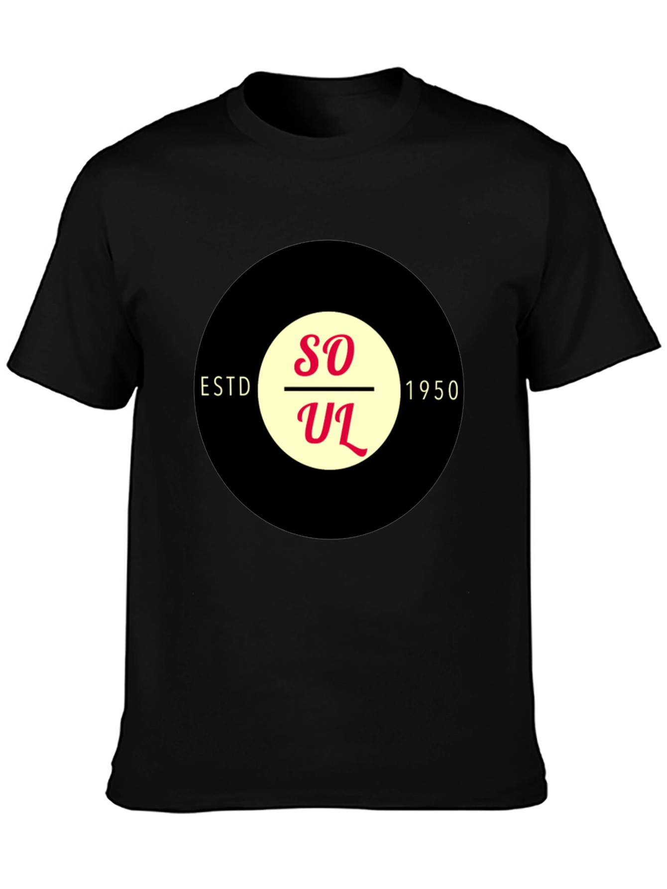 Soul ESTD 1950 Black T-Shirt