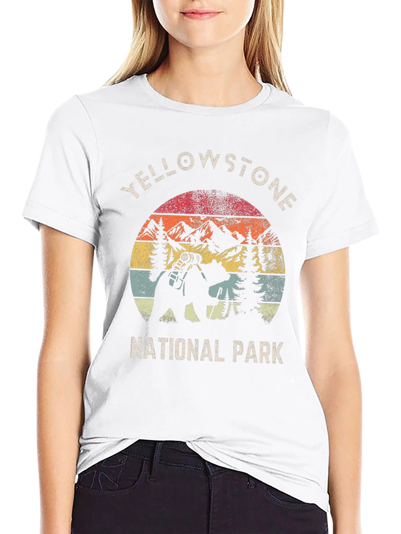 Yellowstone National Park Bear Graphic Tee