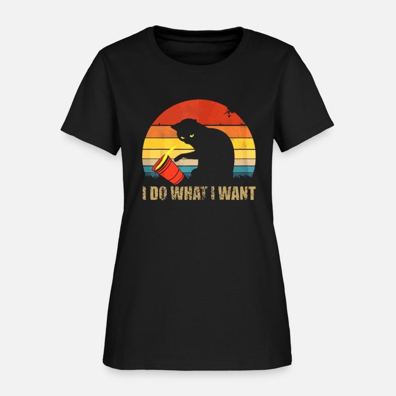 I do what I want black cat animals cat