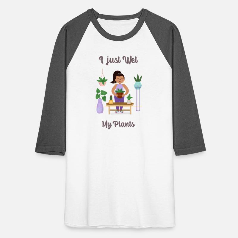 I just wet my plants cute gardening ladies t-shirt