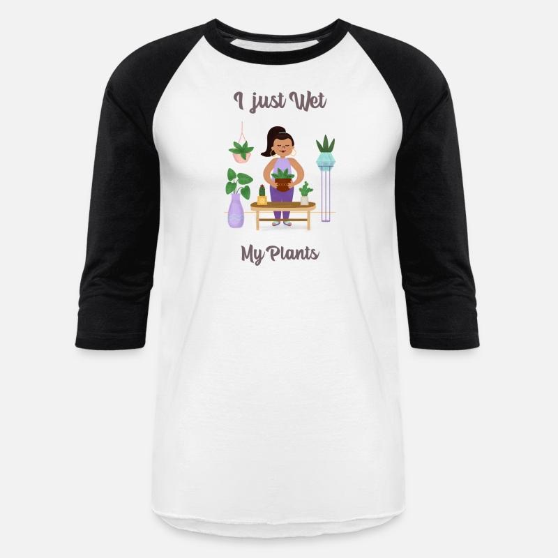 I just wet my plants cute gardening ladies t-shirt