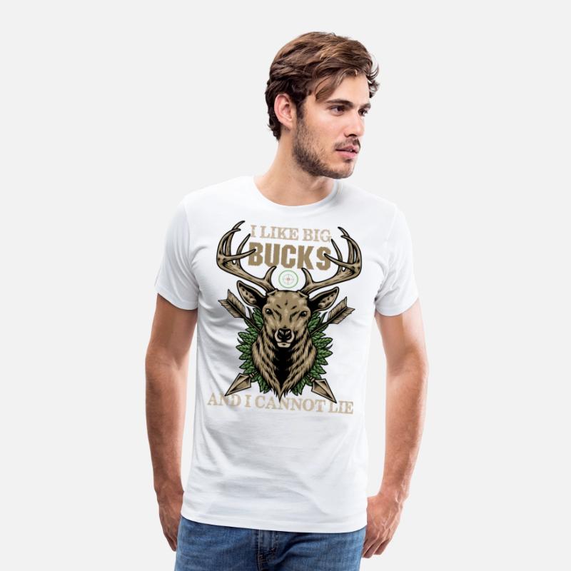 I Like Big Bucks and I Cannot Lie T-shirt Deer Hun