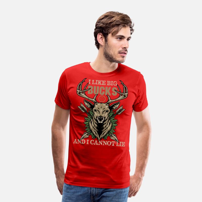 I Like Big Bucks and I Cannot Lie T-shirt Deer Hun