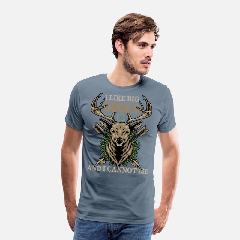 I Like Big Bucks and I Cannot Lie T-shirt Deer Hun