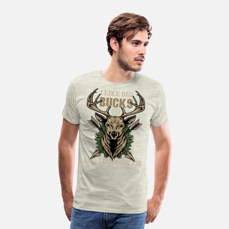 I Like Big Bucks and I Cannot Lie T-shirt Deer Hun
