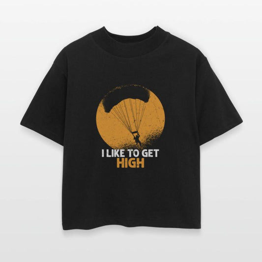 I Like To Get High Parachute Skydiver