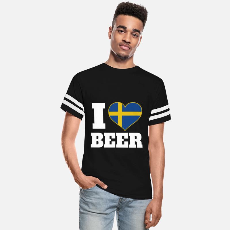 I Love Beer And Sweden Patriotic Expression