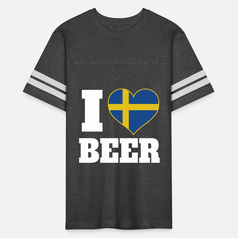 I Love Beer And Sweden Patriotic Expression