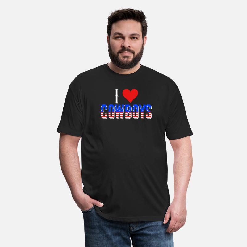 I Love Cowboys American Flag Equestrian Horseback