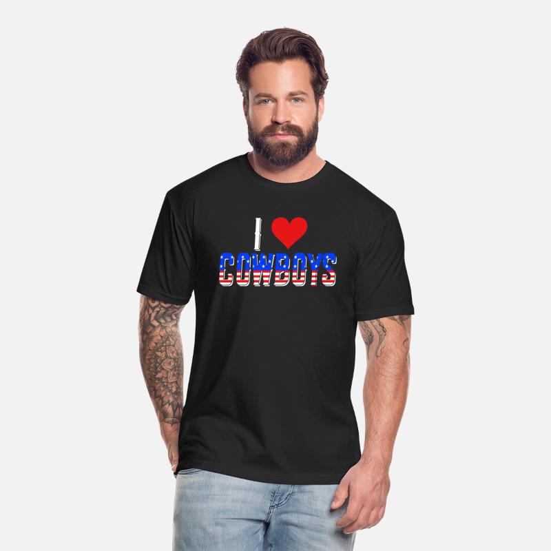 I Love Cowboys American Flag Equestrian Horseback