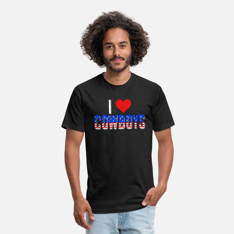 I Love Cowboys American Flag Equestrian Horseback