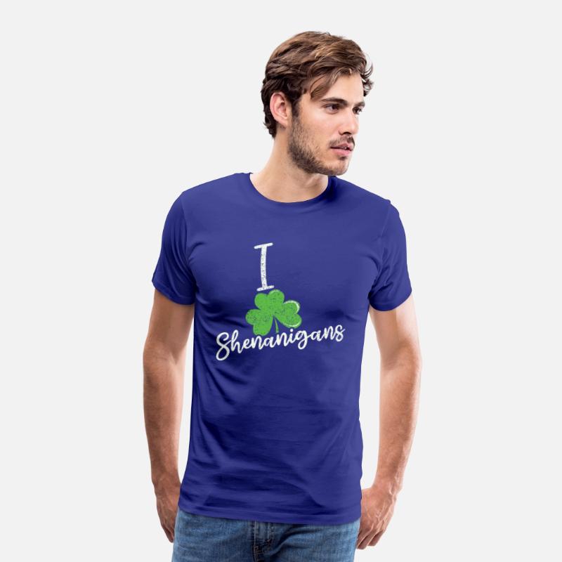 I Love Shenanigans Clover Shamrock Saint Patricks