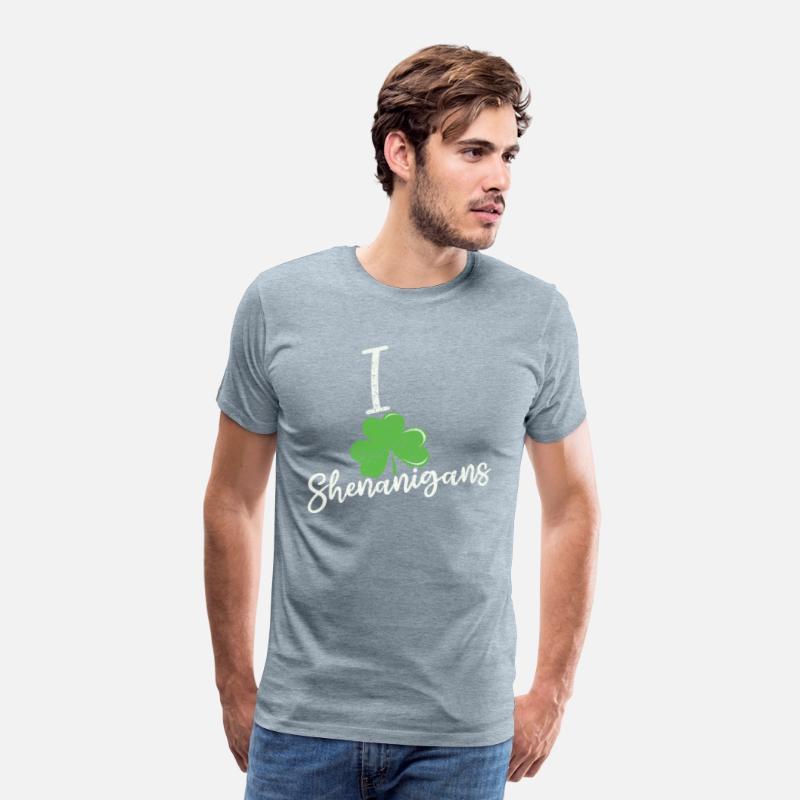 I Love Shenanigans Clover Shamrock Saint Patricks