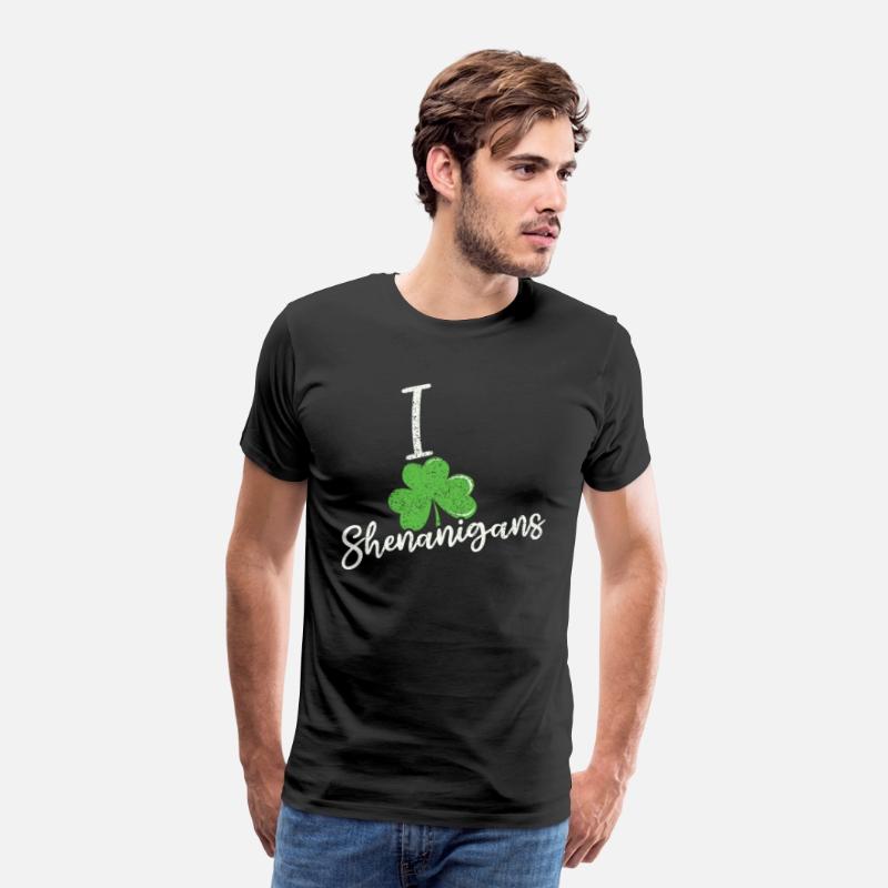 I Love Shenanigans Clover Shamrock Saint Patricks