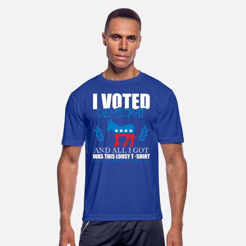 I Voted Democrat American Donkey Joke Voter Vote