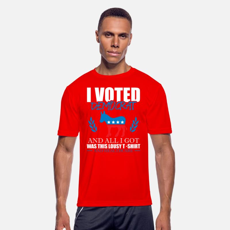 I Voted Democrat American Donkey Joke Voter Vote