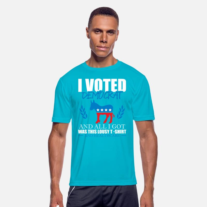I Voted Democrat American Donkey Joke Voter Vote