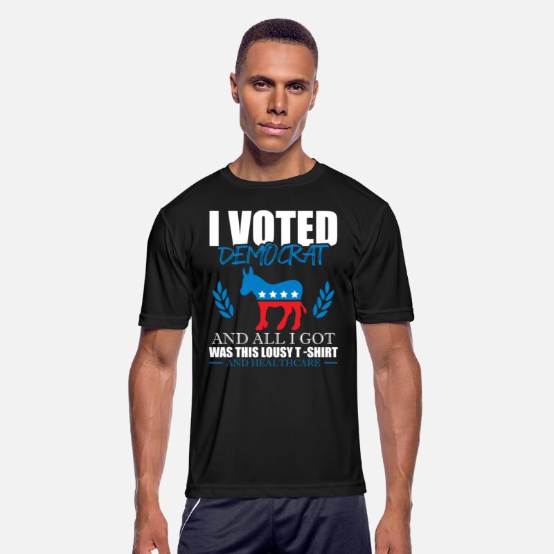 I Voted Democrat American Donkey Joke Voter Vote