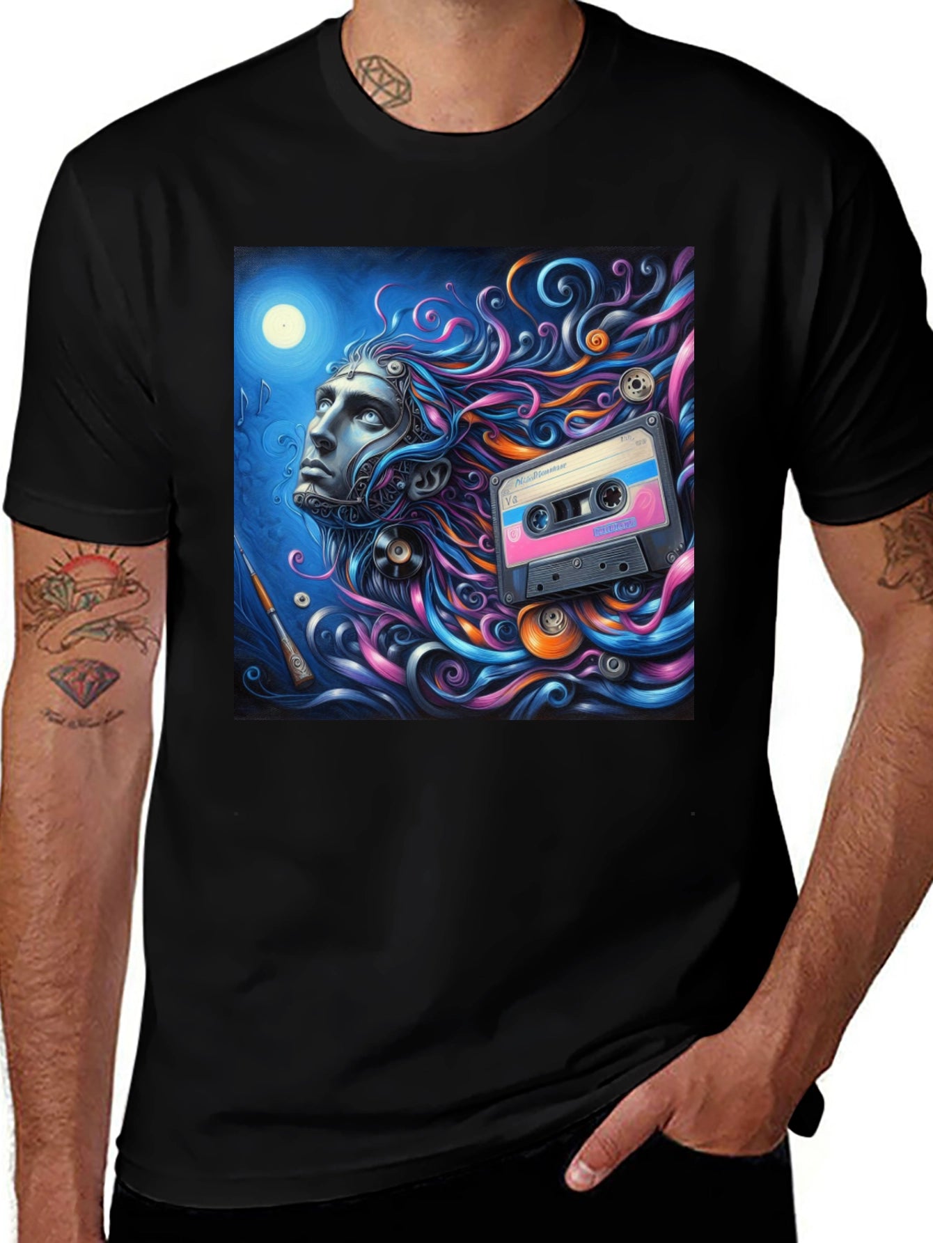 Abstract Music Mind T-Shirt