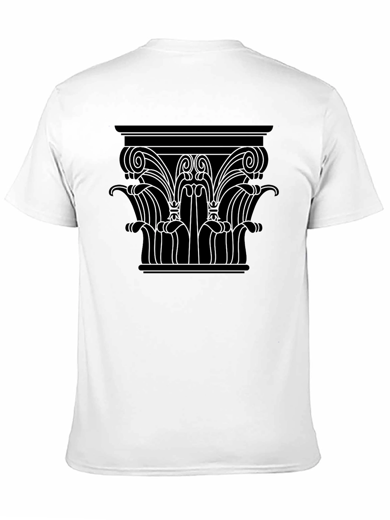 Column Capital Graphic Tee - Black